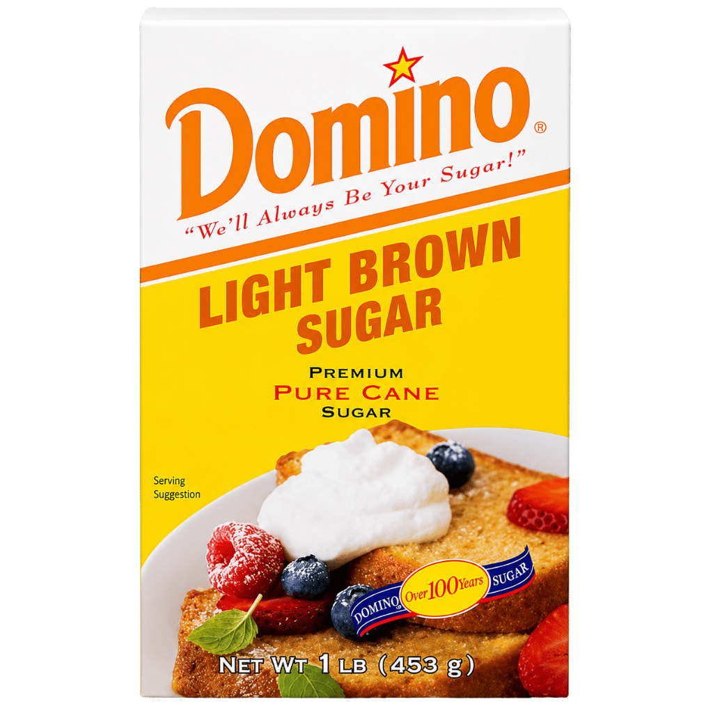 Domino Light Brown Sugar 1 lb buy online USA - 1